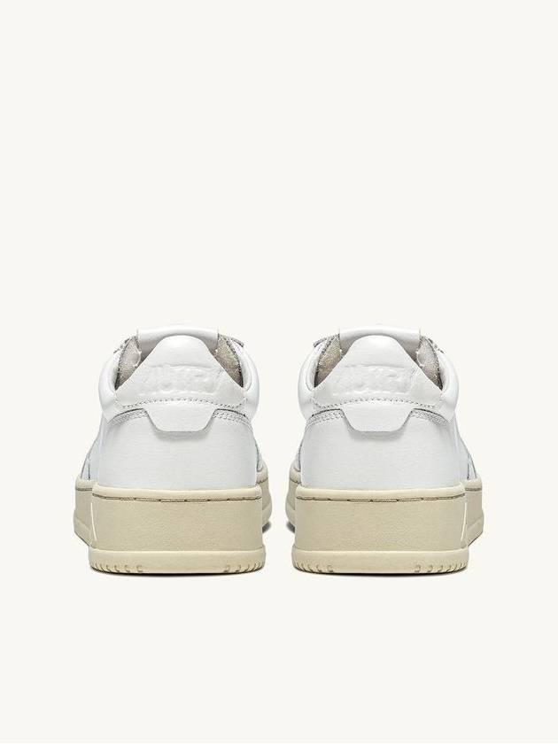 Medalist Leather Low Top Sneakers White - AUTRY - BALAAN 4