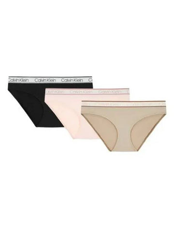 Underwear Women s Chromatic Bikini 3PK QP2485OIL3 - CALVIN KLEIN - BALAAN 1