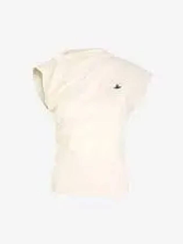 Women's Embroidered Logo Sleeveless White - VIVIENNE WESTWOOD - BALAAN 2