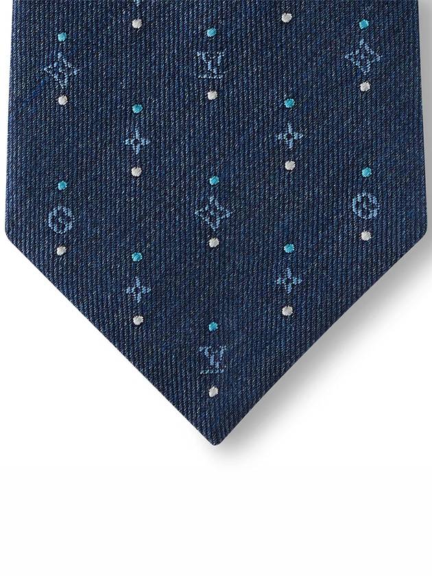 Men s Dot On Eclipse Tie Navy Blue M79895 - LOUIS VUITTON - BALAAN 3