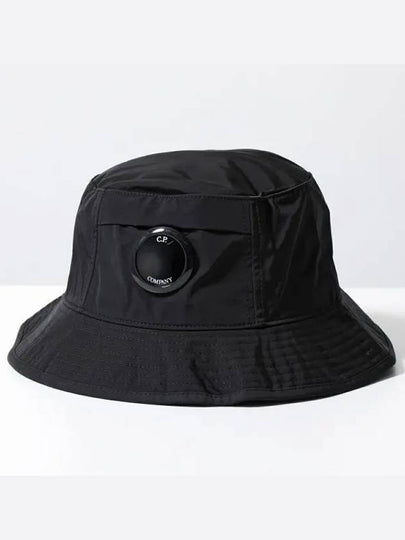 Lens Wappen Chrome R Bucket Hat Black - CP COMPANY - BALAAN 2