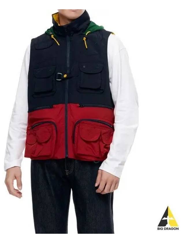 Water repellent utility vest navy - POLO RALPH LAUREN - BALAAN 1