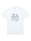 Logo Print Cotton Short Sleeve T-Shirt White - SPORTY & RICH - BALAAN 2