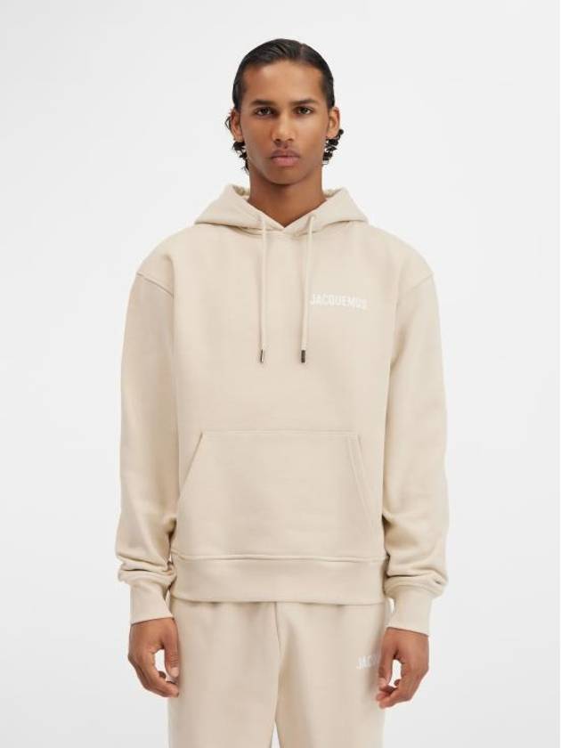 Le Logo Hoodie Beige - JACQUEMUS - BALAAN 3