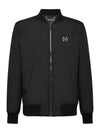 PP logo blouson jacket black men s MRB1602 PNY002N 02 - PHILIPP PLEIN - BALAAN 1