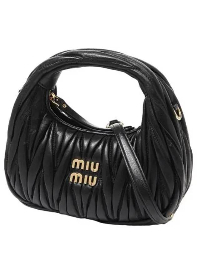 Wander Materasse Nappa Leather Hobo Mini Bag Women s Crossbody - MIU MIU - BALAAN 1