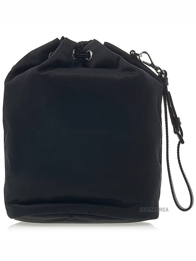 Re-Nylon Drawstring Pouch Black - PRADA - BALAAN 4