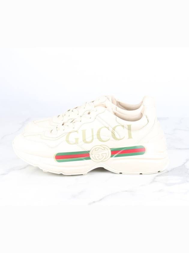 Band logo rhyton sneakers beige 9 280 - GUCCI - BALAAN 4