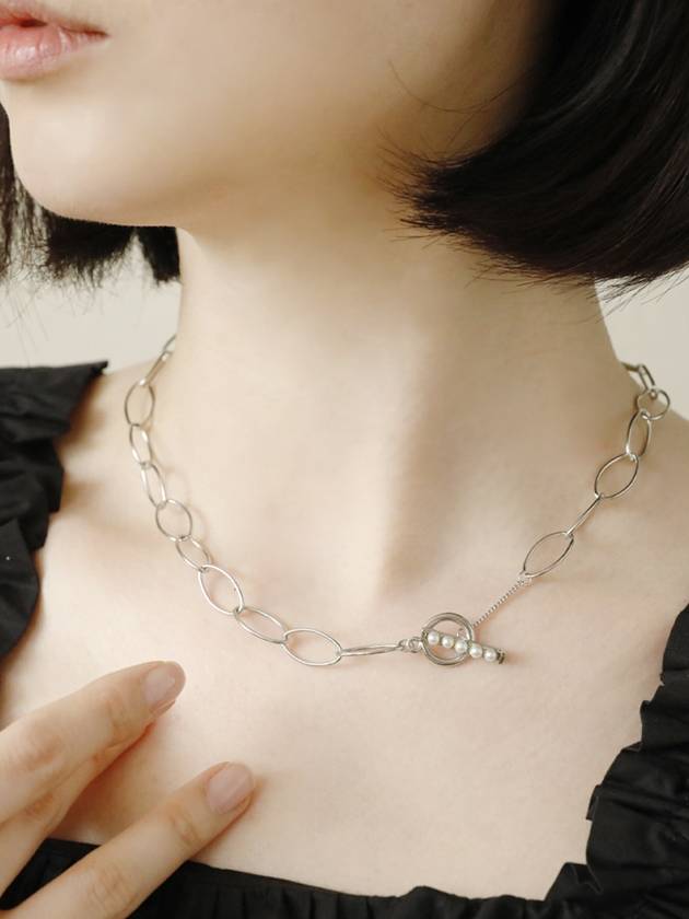 Chain Goggle Necklace Silver - SOSOO - BALAAN 1