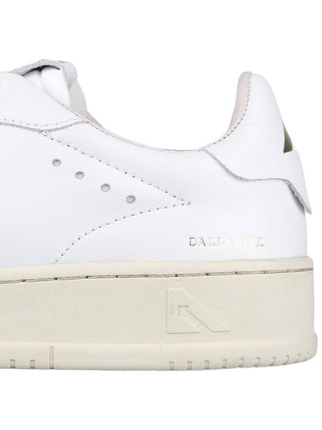 Dallas White Tab Leather Low Top Sneakers White - AUTRY - BALAAN 7