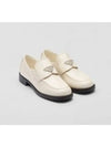 Patent Leather Loafers Ivory - PRADA - BALAAN 2