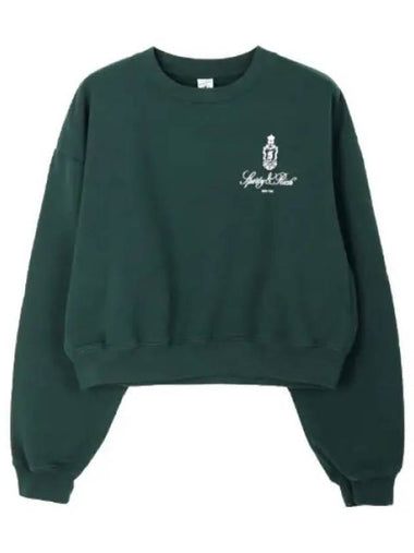 Vendom cropped crew neck sweatshirt - SPORTY & RICH - BALAAN 1