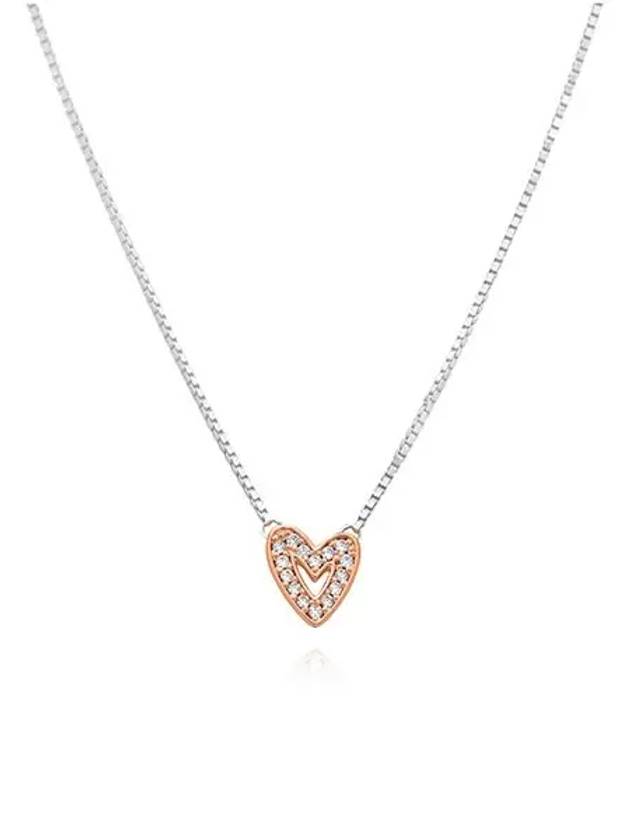 Sparkling Freehand Heart Necklace 380089C01-45 - PANDORA - BALAAN 3