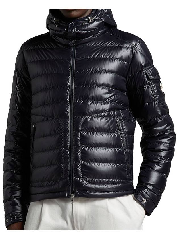 Lauros Short Down Jacket Black - MONCLER - BALAAN 7