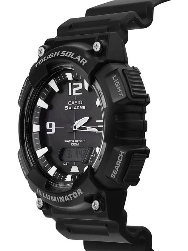 Solar Power Analog Digital Watch Black - CASIO - BALAAN 4