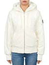 Classic Bunny Zip Up Hoodie White - MOOSE KNUCKLES - BALAAN 2