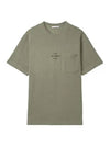 short sleeve t-shirt N04HM521 F05 GREEN - HELMUT LANG - BALAAN 2