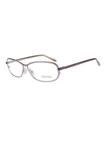 Eyewear Oval Metal Eyeglasses Lilac - TOM FORD - BALAAN 1