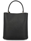 Pannier Saffiano Leather Medium Tote Bag Black - PRADA - BALAAN 4