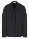 Garment Dyed Crinkle Reps Recycled Nylon Jacket Black - STONE ISLAND - BALAAN 2