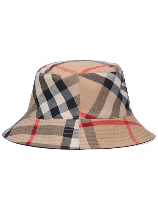 Vintage Check Reversible Bucket Hat Black - BURBERRY - BALAAN 3