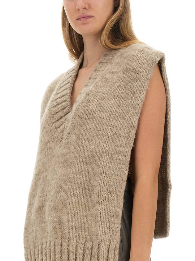 Botanical Dye Knit Vest Light Brown - MAISON MARGIELA - BALAAN 5