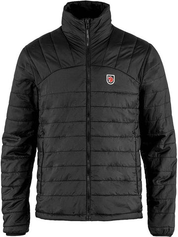 Men's Expedition X-Latt Padded Zip-Up Jacket Black - FJALL RAVEN - BALAAN 1