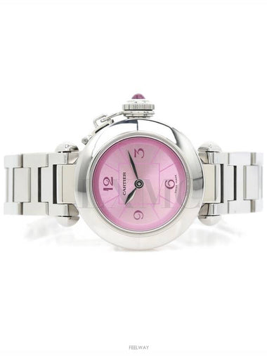 Miss Pasha Steel Watch Pink W3140023 Limited Edition - CARTIER - BALAAN 1