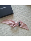 Ribbon hair scrunchie scrunchie pink - CHANEL - BALAAN 3