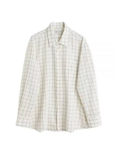 Above Check Long Sleeve Shirt White - OUR LEGACY - BALAAN 2