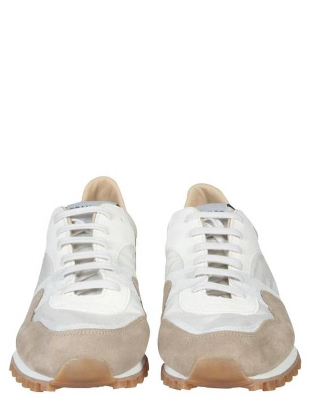 Men's Trail Leather Low Top Sneakers Taupe - SPALWART - BALAAN 3