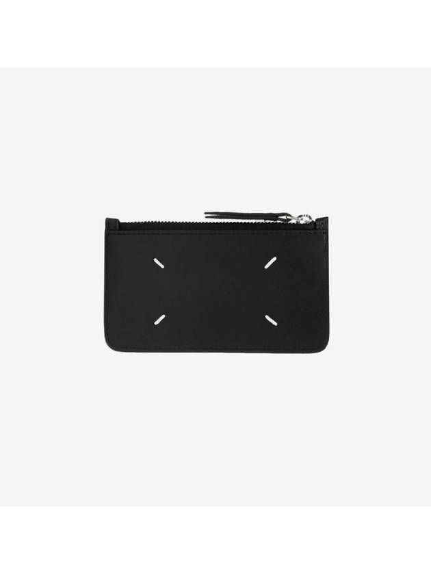 Stitch Zipper Card Wallet Black - MAISON MARGIELA - BALAAN 2