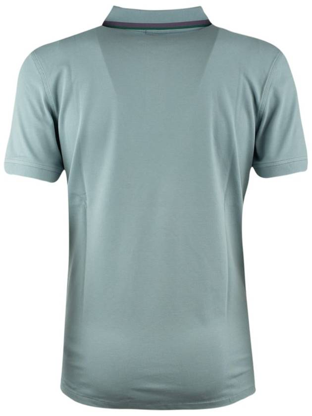 Paul Smith Light Blue Stretch Cotton Polo Shirt - PAUL SMITH - BALAAN 2