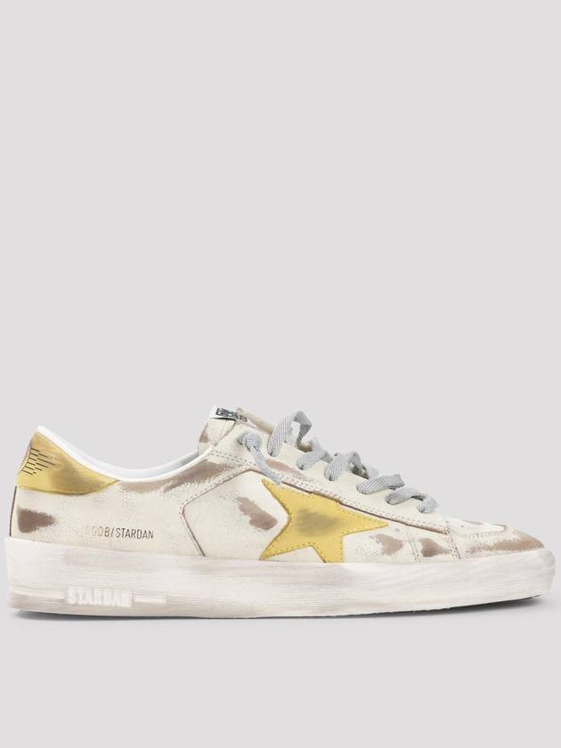 Stardan Leather Low Top Sneakers Off White - GOLDEN GOOSE - BALAAN 2