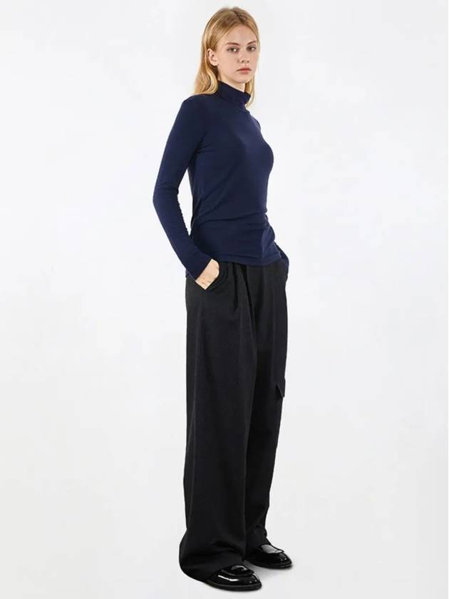 Wool Rayon Polar T Navy 802 - VOYONN - BALAAN 11