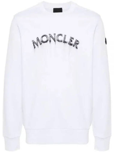 24 8G00004 809KR 001 Logo Patch Sweatshirt - MONCLER - BALAAN 1