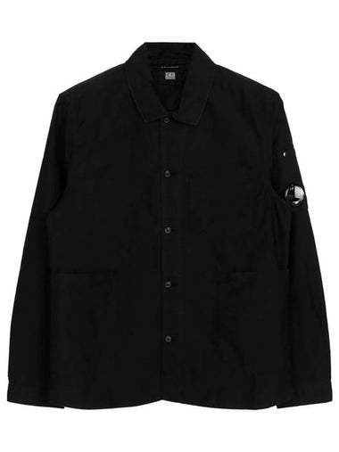 Ottoman Workwear Long Sleeve Shirt Black - CP COMPANY - BALAAN 1