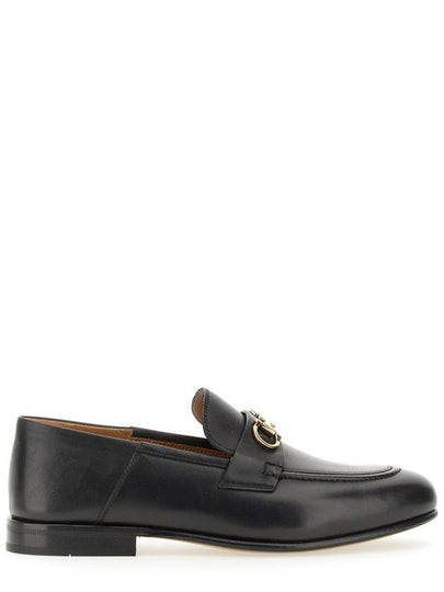 Gancini Ornament Mule Loafers Black - SALVATORE FERRAGAMO - BALAAN 2