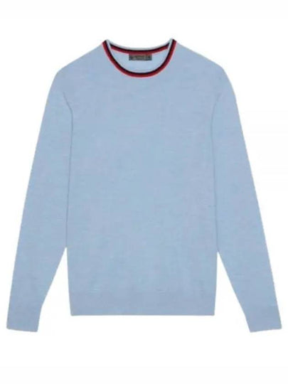 Crew Neck Merino Wool Sweater Sky - G/FORE - BALAAN 2