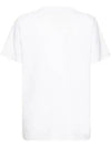 University City Off Love Organic Cotton Jersey Short Sleeve TShirt - GANNI - BALAAN 3