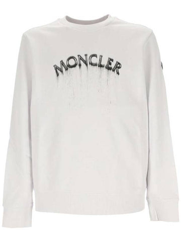 Long Sleeve T Shirt 8G00004 809KR 001 White - MONCLER - BALAAN 1