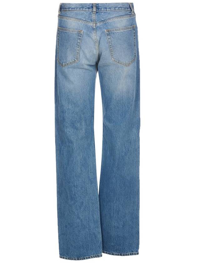 Back Stitch 5 Pocket Straight Jeans Medium Wash - MAISON MARGIELA - BALAAN 3