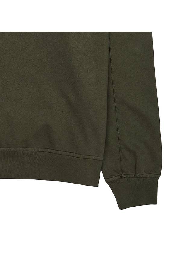 Light Fleece Sweatshirt Green - CP COMPANY - BALAAN 7