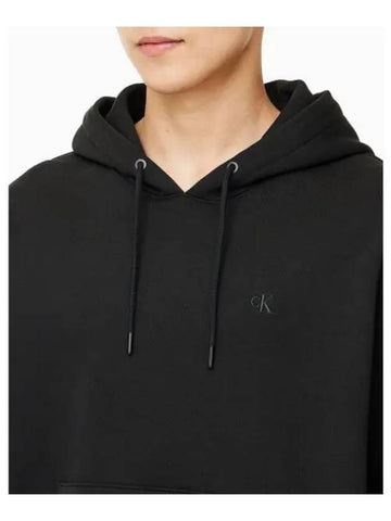 Jeans Monogram Back Logo Relaxed Fit Hoodie Black - CALVIN KLEIN - BALAAN 1