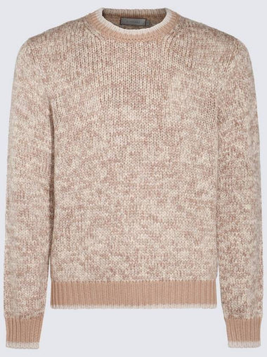 Canali Beige Wool Knitwear - CANALI - BALAAN 1