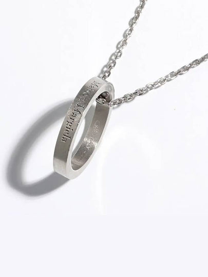 Ring Pendant Necklace Silver - MAISON MARGIELA - BALAAN 2