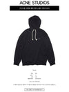 Nash Face Patch Hoodie Black - ACNE STUDIOS - BALAAN 3