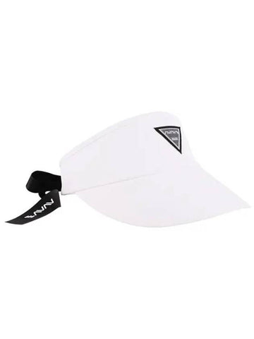 Golf Tennis Triangle Logo Sun Cap Visor White - AVAVE - BALAAN 1