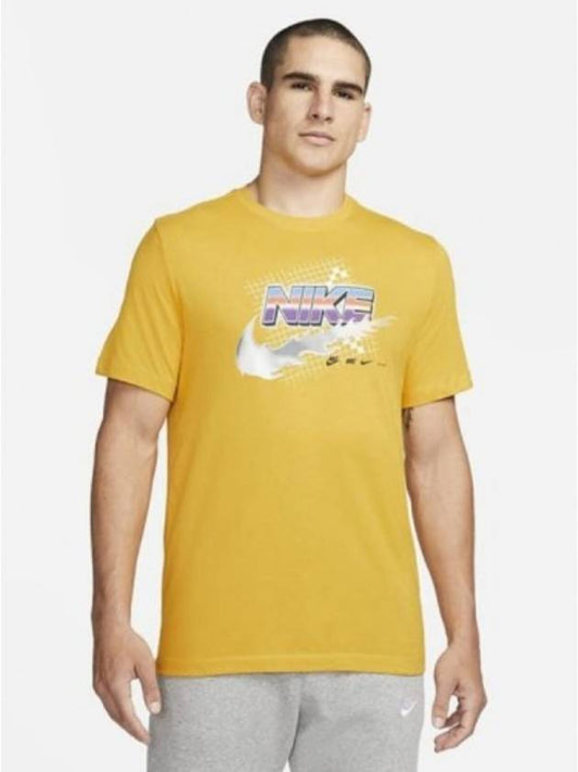 01 DR7995 752 Racing Fact Shirt Mustard - NIKE - BALAAN 1