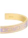 Cord Bangle Bracelet Gold Lilac - DIOR - BALAAN 4